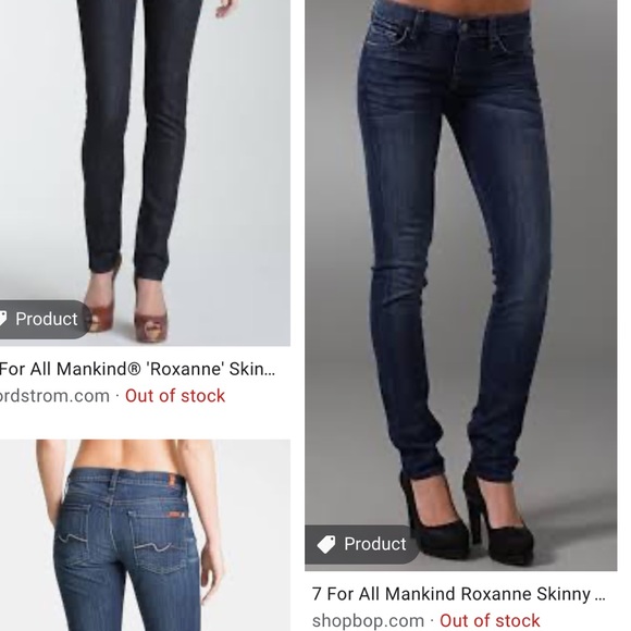 Seven for all mankind Roxanne skinny jeans size 28 - Picture 2 of 5